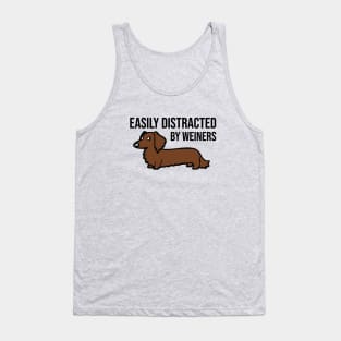 Easily Distracted By Weiners Tank Top